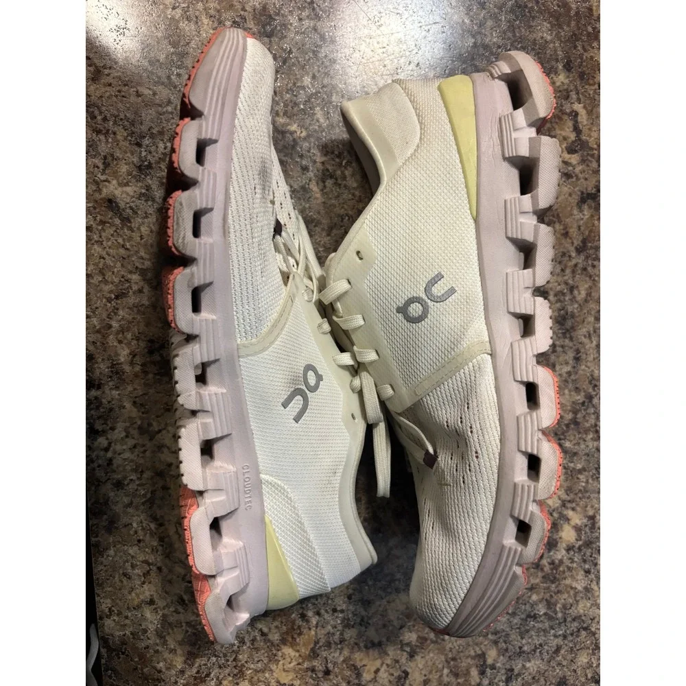 On Running Cloud X 3 Womens Shoes White Ivory Training Sneakers Size 9